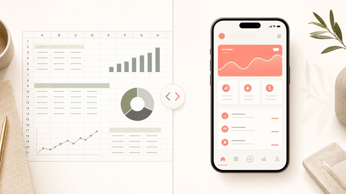 Excel oder App? Wann die Tabelle reicht — und wann sie Geld kostet